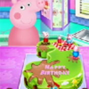 Online Games android free Peppa Pig Birthday Cake